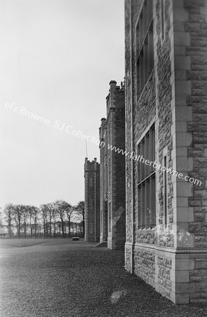 CLONGOWES FRONT OF NEW BUILDING FROM N.